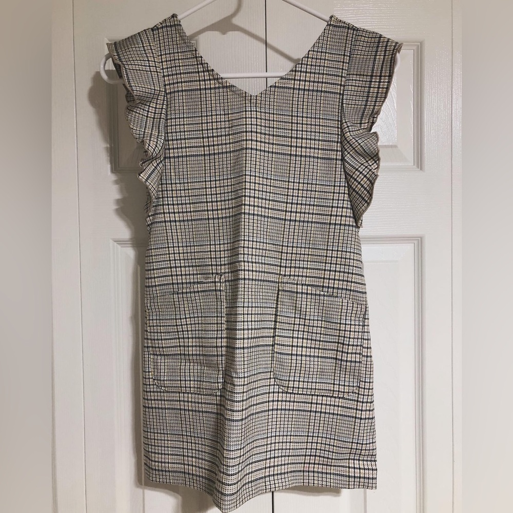 GB Girls Plaid Shift Dress
